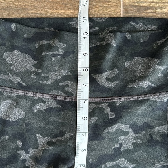 Fabletics On-The-Go PowerHold® High-Waisted Capri in Charcoal Camo, S - Picture 5 of 15